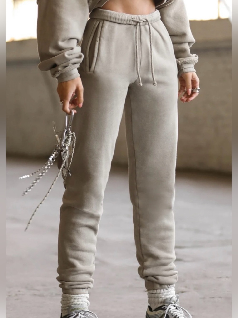 Joah Brown Empire Jogger Sand French Terry NWT XS/S
